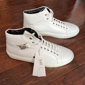 Versace Collection white high tops